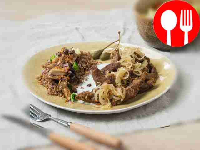 Отбивная из печени