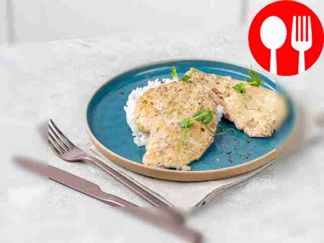 Отбивная в ряженке