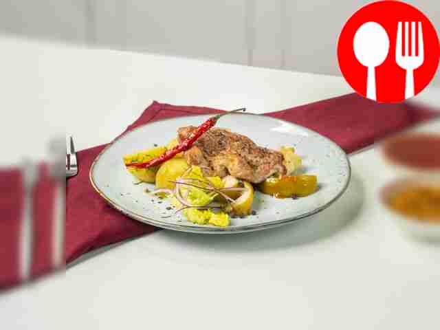 Отбивная с медом