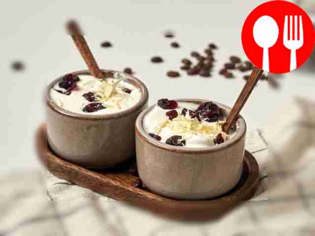 Пломбир с сушеной клюквой