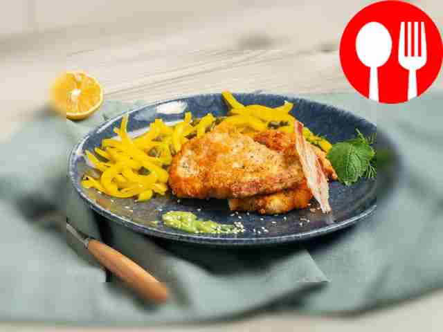 Отбивная с сушеными травами