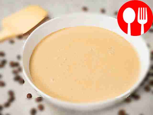 Заморозьте десерт. Выложите пломбир с кофейным...