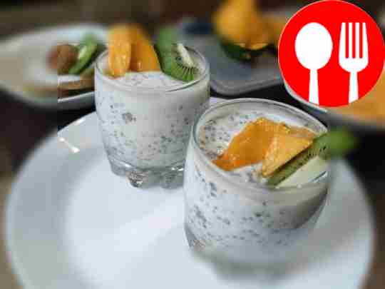 Завтрак с чиа-пудингом