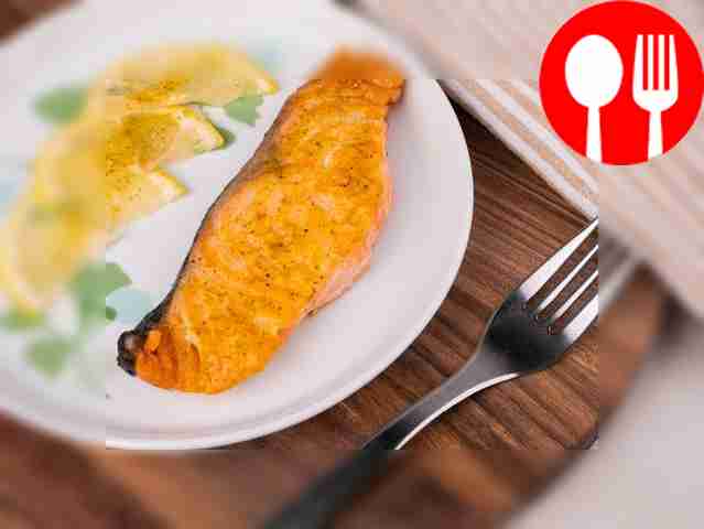 Семга в микроволновке