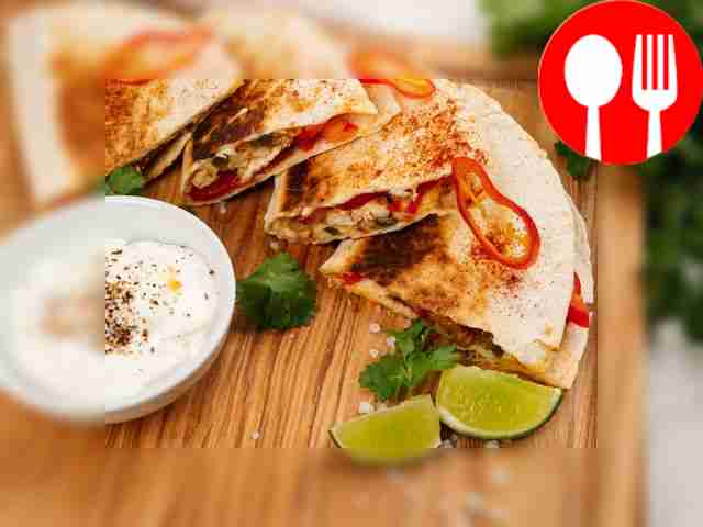 Тако с курицей на скорую руку