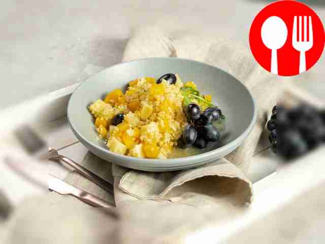 Булгур с айвой