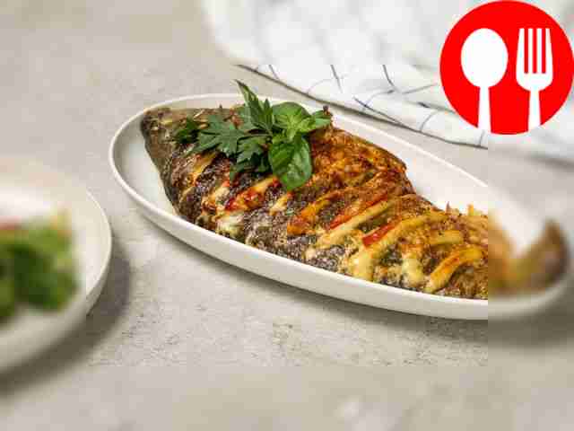 Карп с айвой