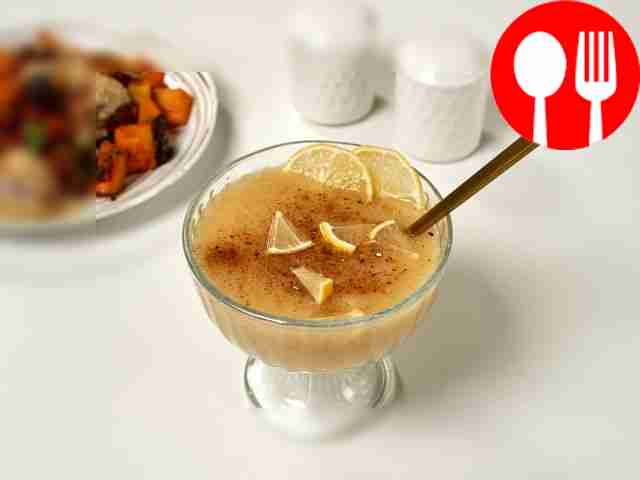 Соус из айвы с лимонным соком