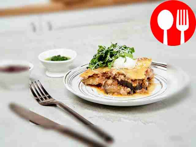 Мусака с горчицей