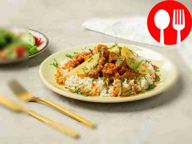 Говядина с айвой