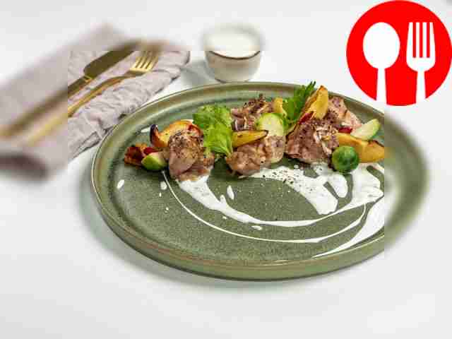 Индейка с айвой