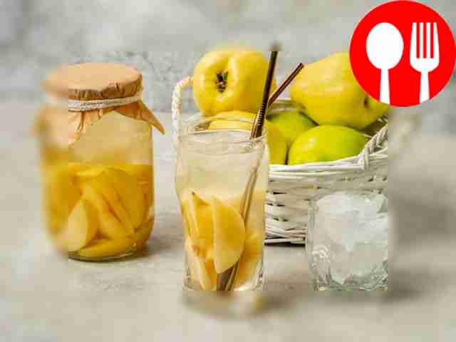 Компот из айвы на чистой воде