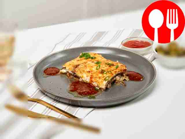 Мусака с шампанским