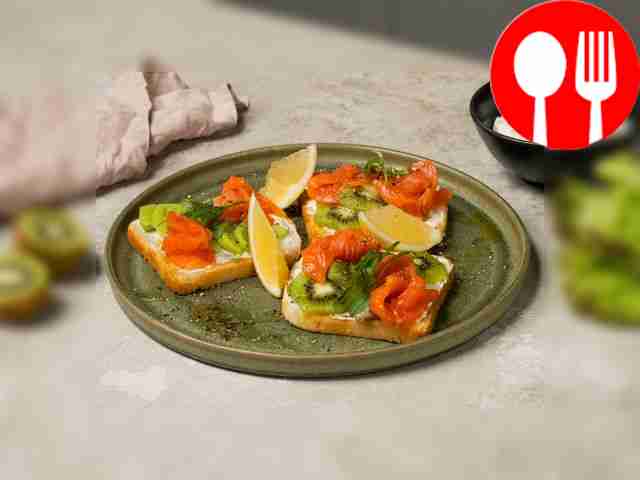 Тост с горбушей