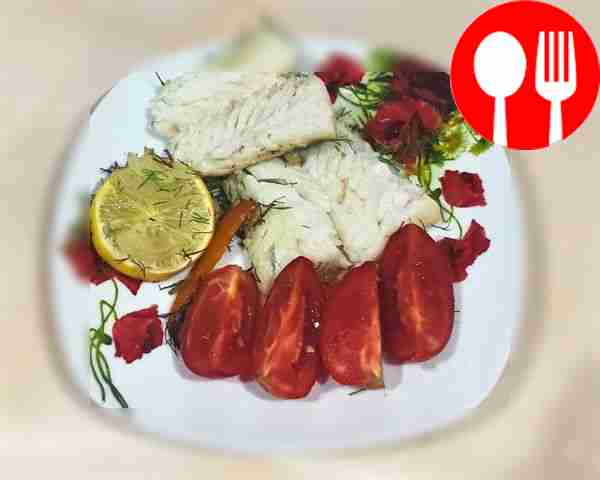 Вкусный запеченный хек