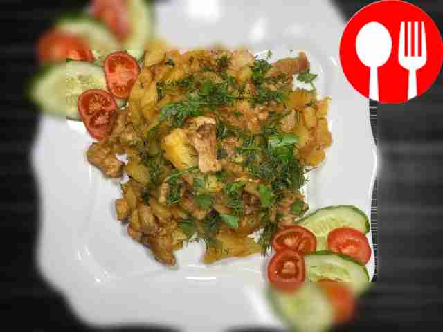 Насыщенное азу со свининой