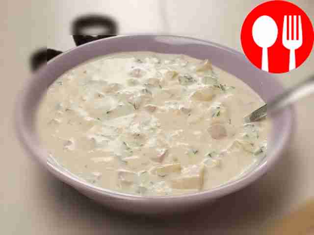 Окрошка на кефире