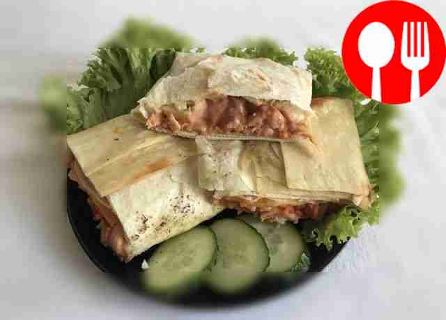 Домашняя шаурма с курицей