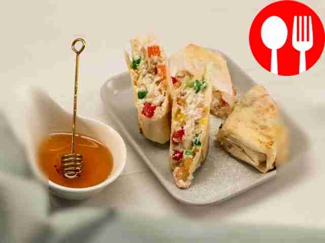 Рулетики из лаваша с творогом