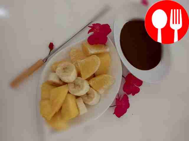 Легкое фондю с медом