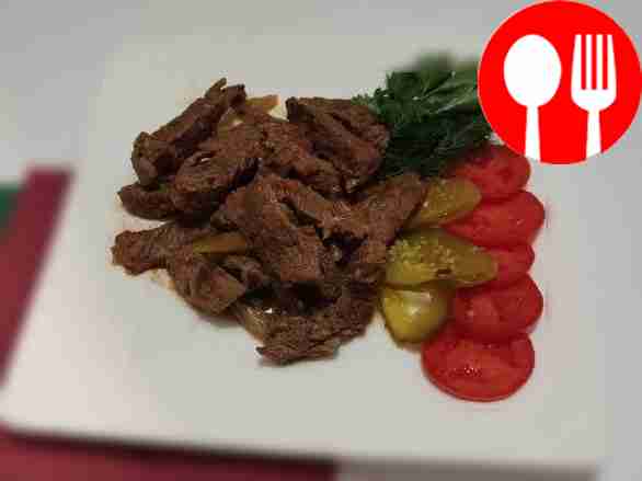 Азу с говядиной в томатном соусе