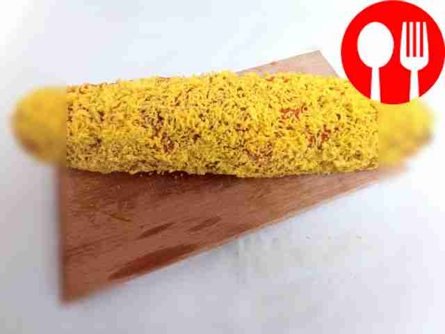 Салат-рулет «Мимоза» с крабовым мясом