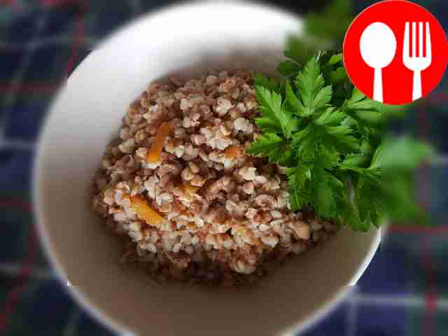 Гречневая каша с мясом и овощами