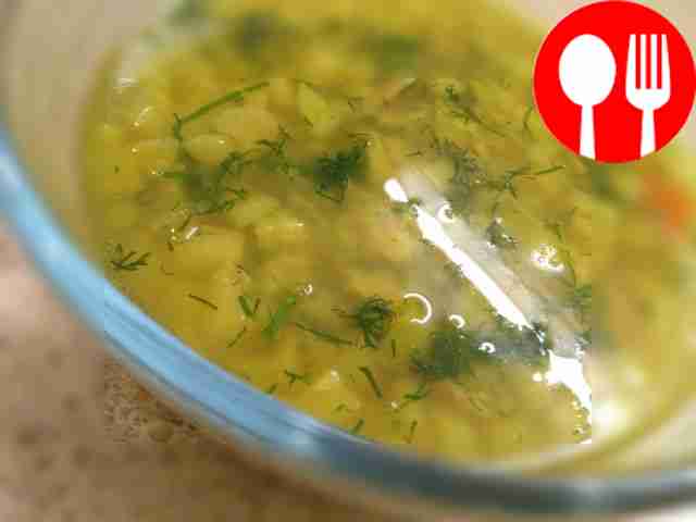 Суп с кабачками и пшеном