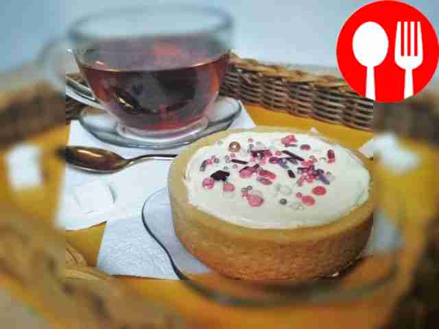 Воздушные корзиночки со сливочным кремом