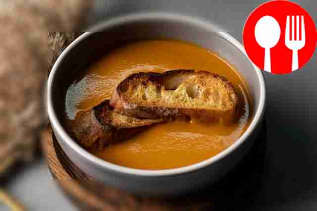 Биск c креветками, ромом и фенхелем