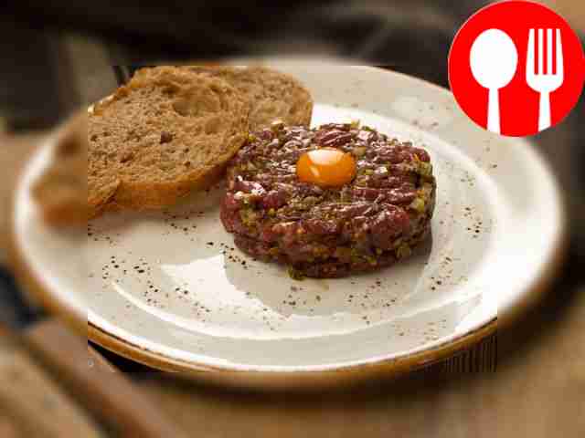 Простой тартар из говядины