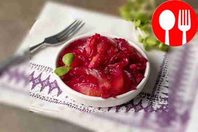 Гравлакс из форели со свеклой