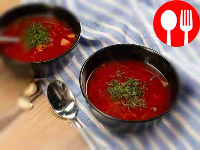 Борщ со свеклой