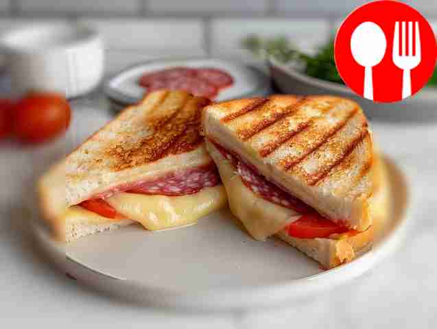 Хрустящий сэндвич на гриле