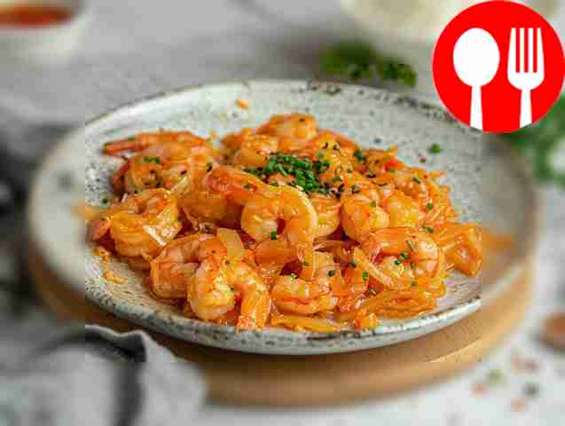 Жареные креветки по-тайски