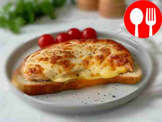 Бутерброд с филе индейки и сыром