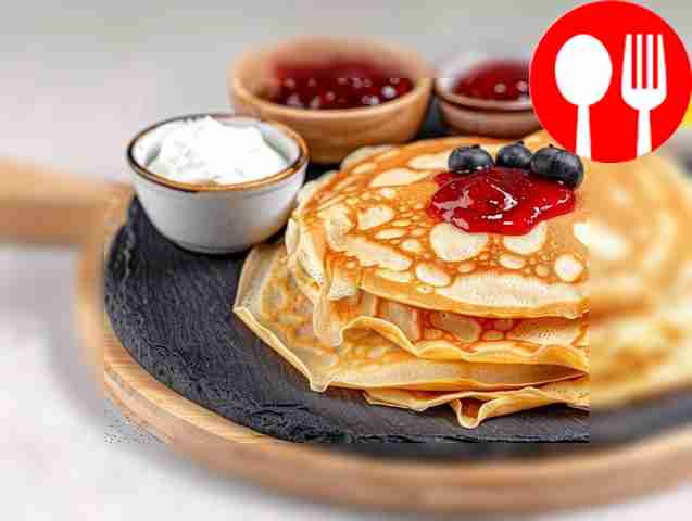 Домашние блины на кислом молоке