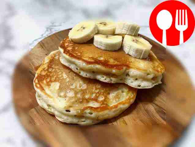 Быстрые оладьи на кокосовой муке с бананом