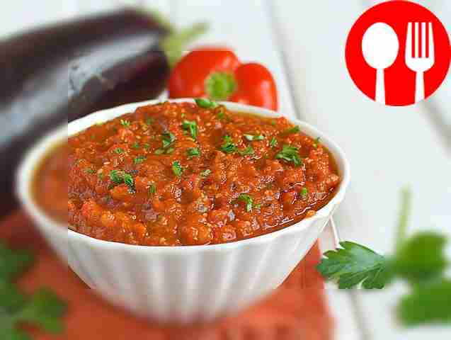 Ароматная икра из овощей на мангале