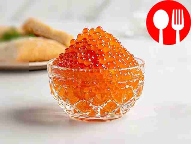 Домашняя слабосоленая красная икра