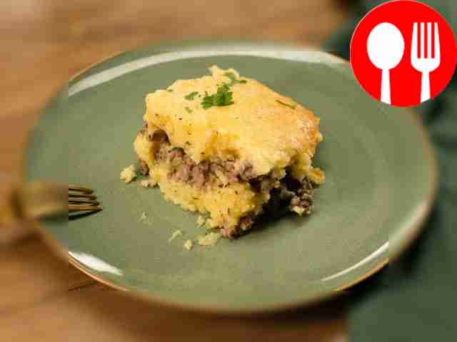 Картофельная запеканка с сыром и фаршем