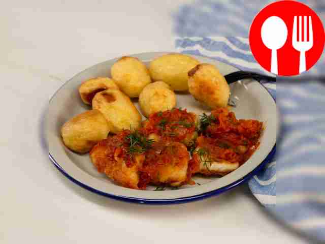 Треска под маринадом