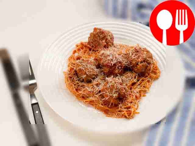 Спагетти с фрикадельками
