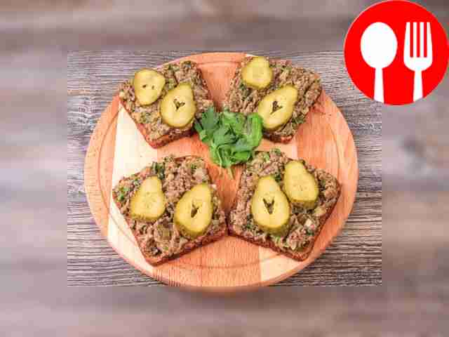 Тосты с шампиньонами