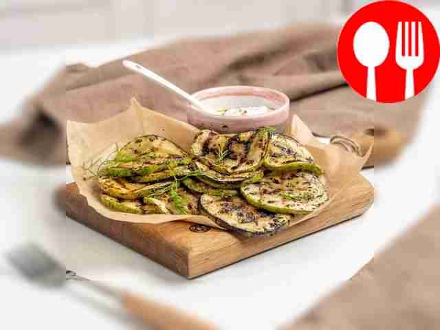 Маринованные кабачки для мангала