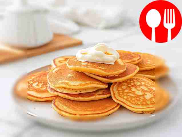 Аппетитные оладьи с миндальной мукой