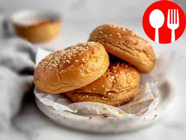 Булочки для бургеров на молоке