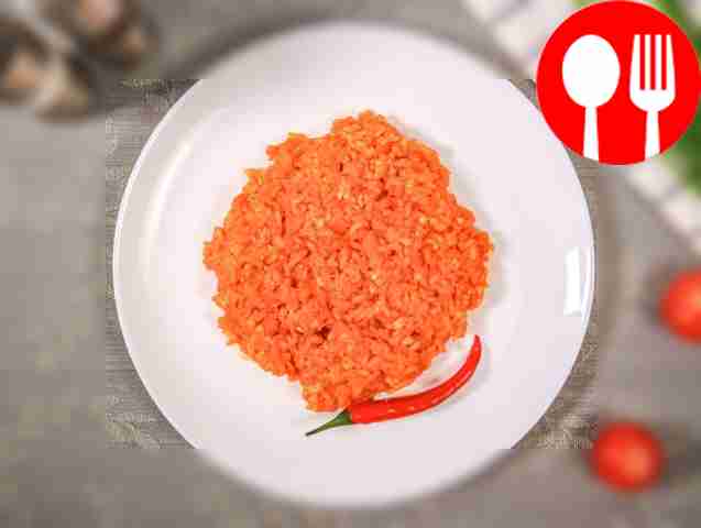 Рис с сыром и томатной пастой