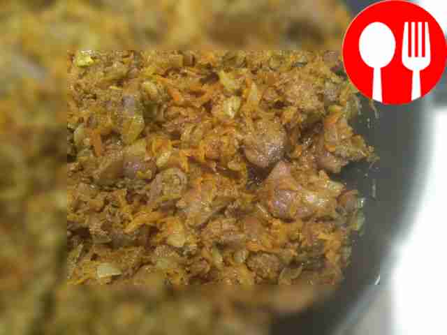 Печеночный паштет с овощами