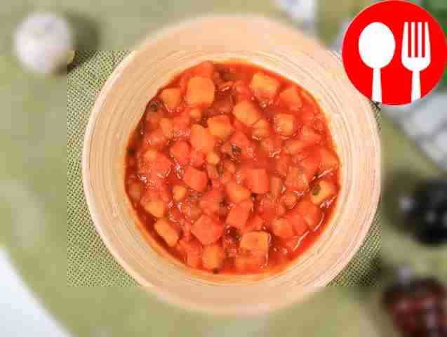 Тушеный картофель с овощами